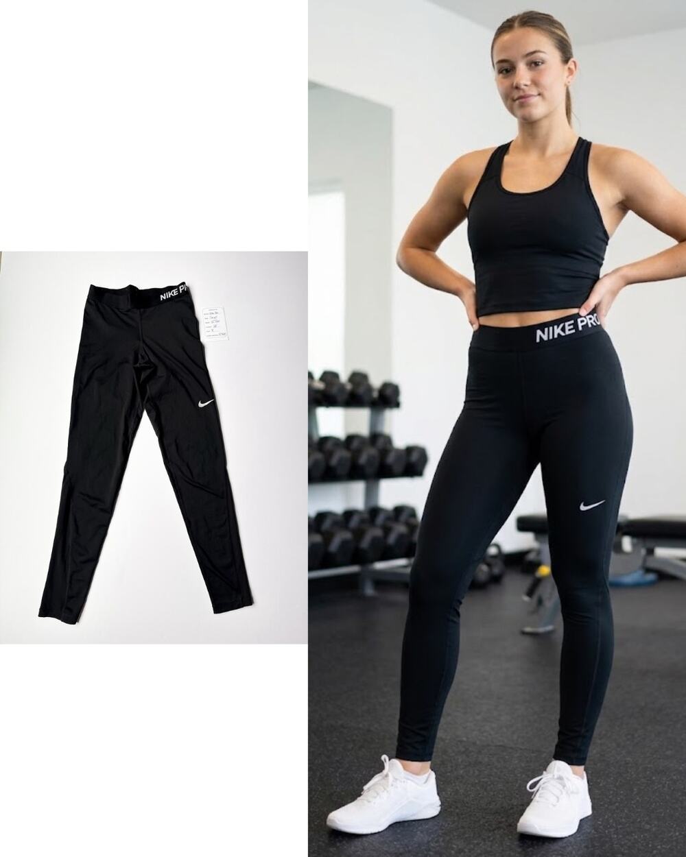 Nike Pro Compression Leggings | Black | Size Small